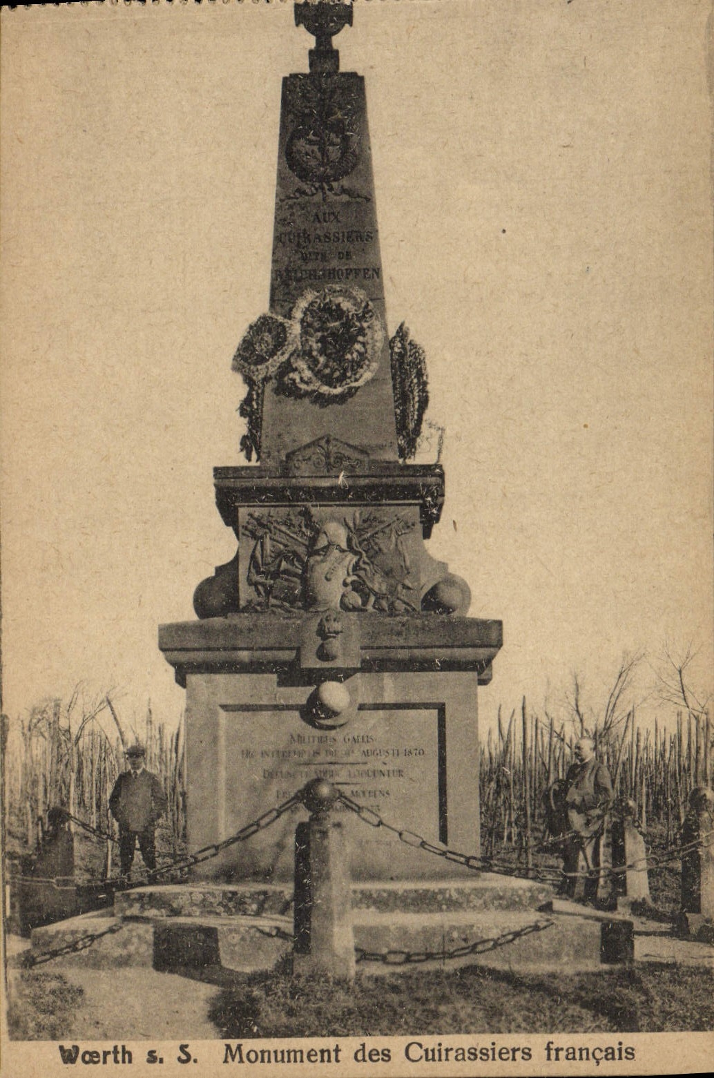 CPA Worth A S Monument Des Cuirassiers Francais Militaria