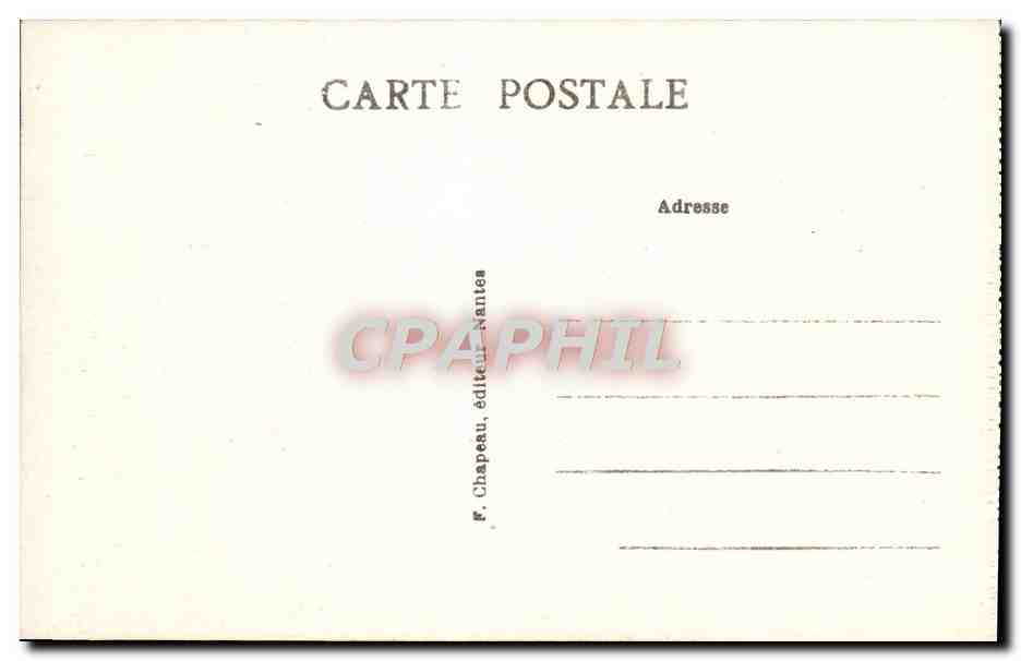 CPA Pornic Le Port Vers Le Chateau Bateaux — Rückseite