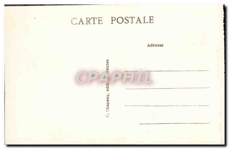 CPA Pornic Le Port Rive Droite Bateaux — Rückseite
