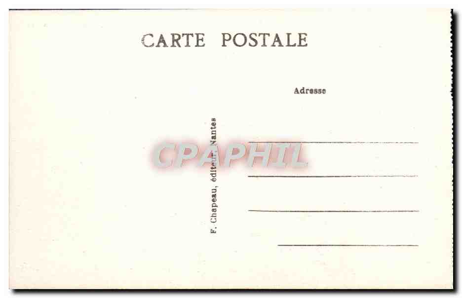 CPA Pornic Vue Du Port Prise De La Chaussee Bateaux — Rückseite