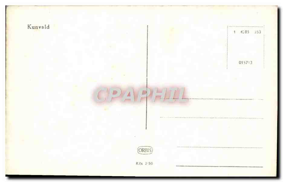 CPA Kunvald — Verso