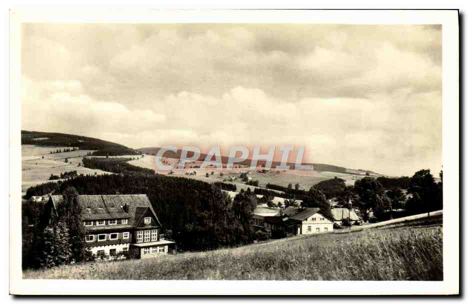 CPA Orlicke Hory Panorama A Jiraskuv Dum Csl Hotely