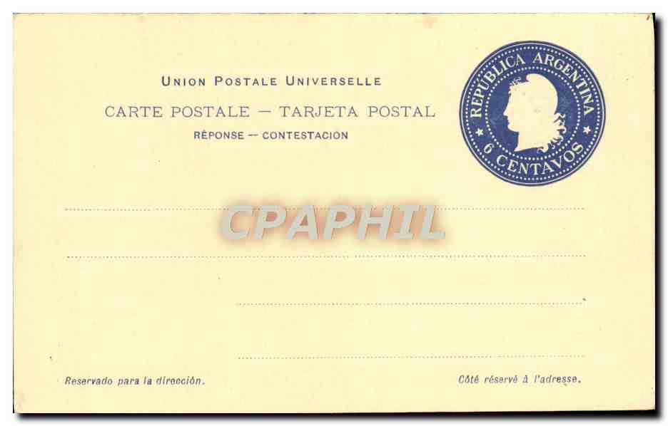 Entier postal Argentina