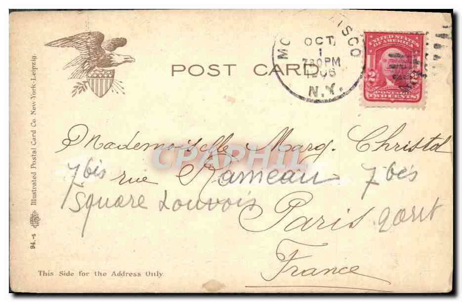 CPA U S Sailars Life Fissisting The Cook Bateau — Verso
