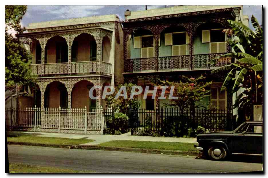 CPA Lovely Antebellum Homes Typical Residences Of The Vieux Carre New Orleans La