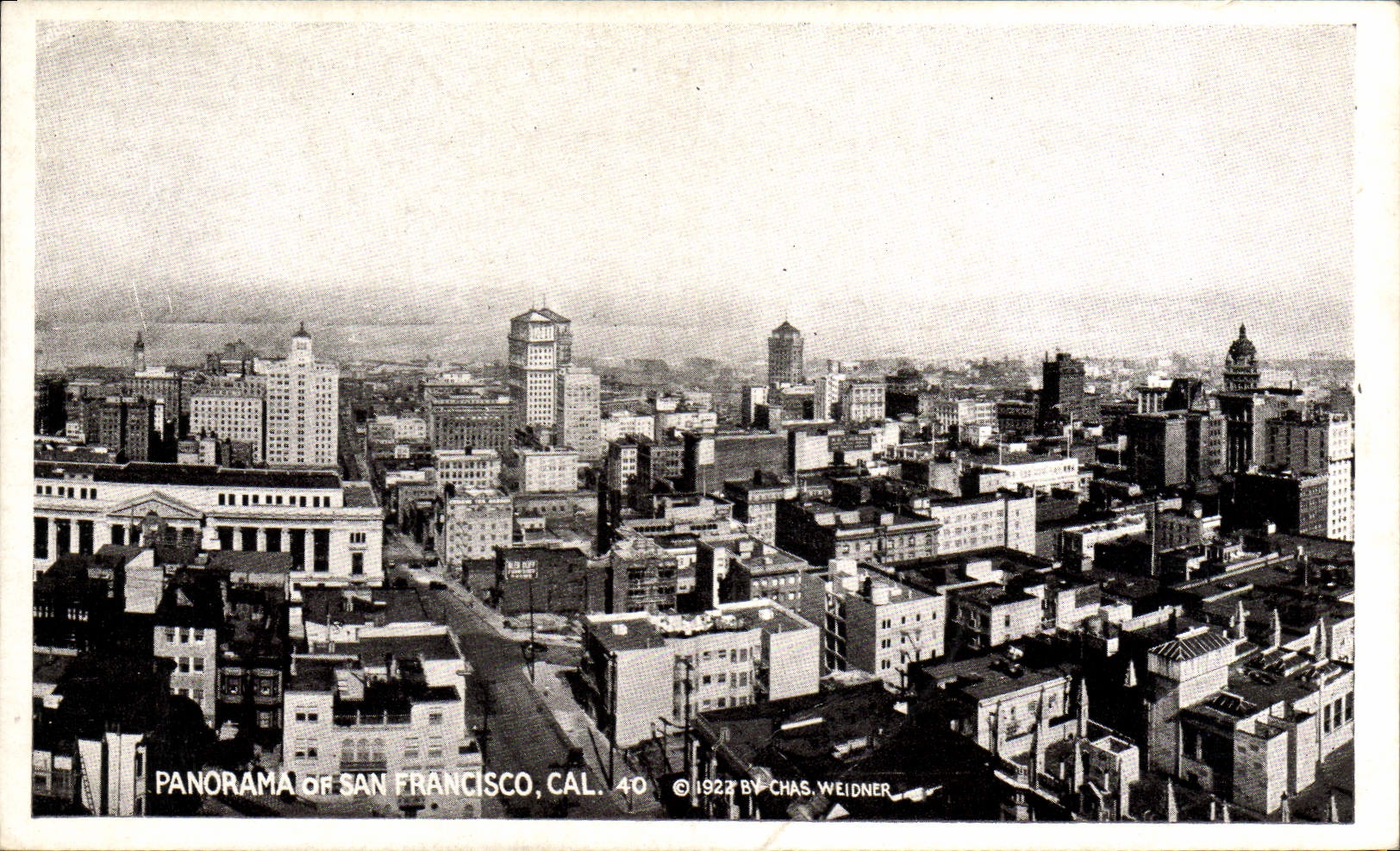 CPA Panorama Of San Francisco Cal