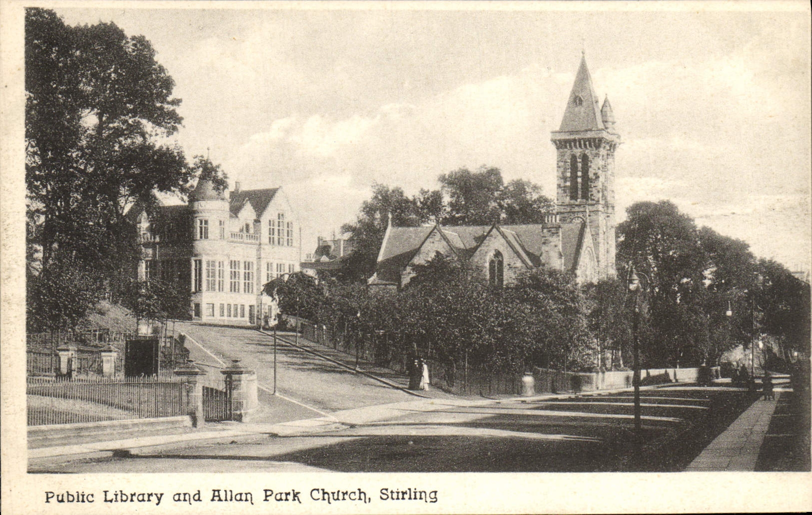 CPA Public Library and Allan Park Church Stirling Bibliotheque