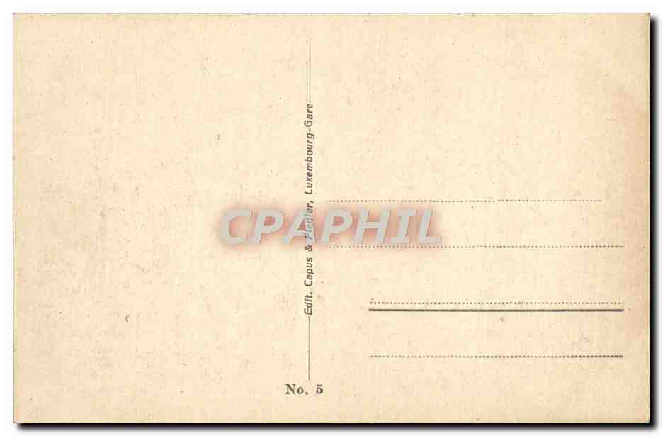 CPA Luxembourg  — Verso