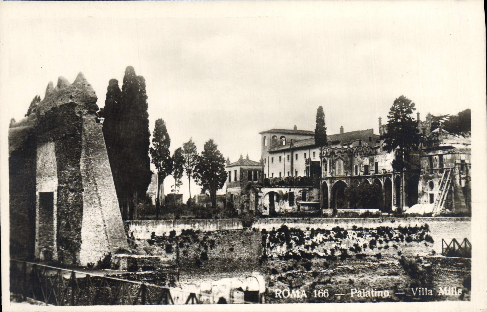 CPA Roma Palatino Villa Mille