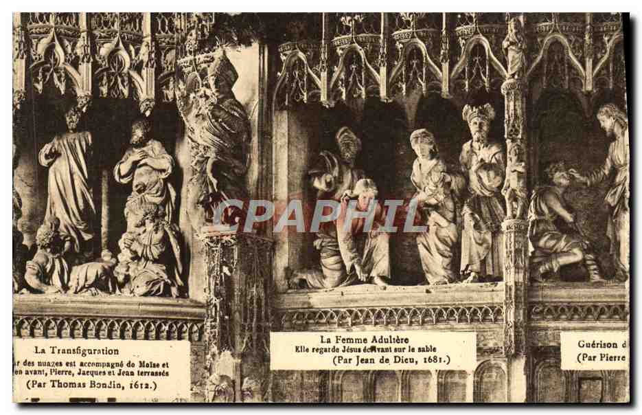 CPA Chartres La Femme Adultere Elle Regarde Jesus