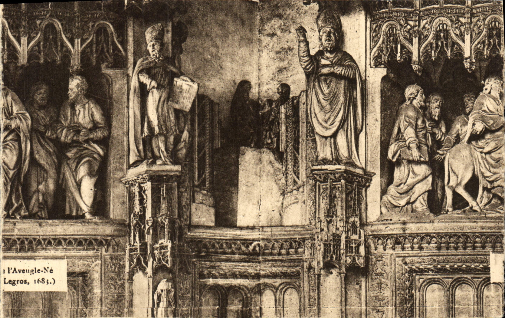 CPA Chartres L'Aveugle 