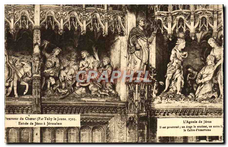 CPA Chartres L'Agonie De Jesus Est