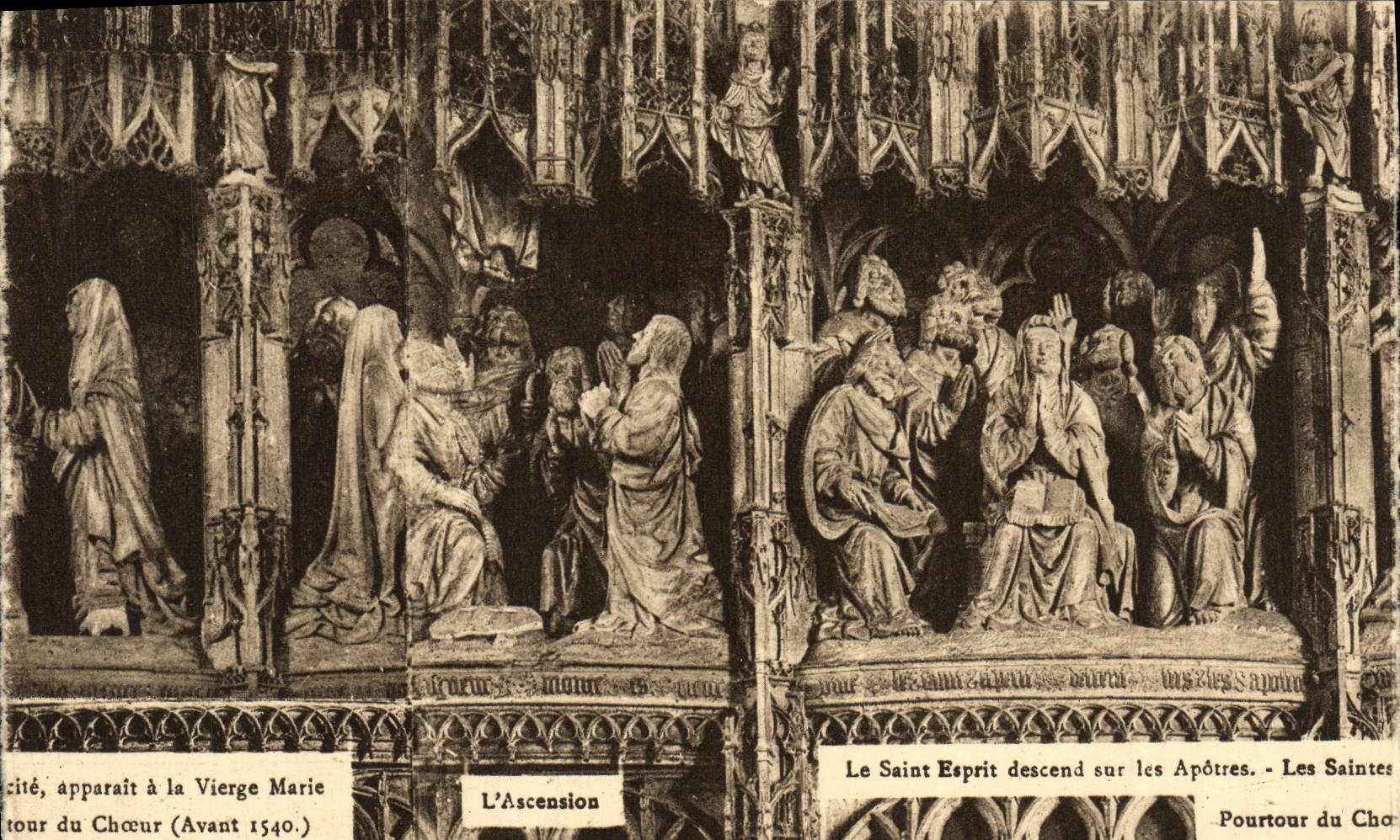 Auferstehung und Pfingsten — Les Saintes Maries — Kirchenchor (Vor 1540) — CPAPHIL