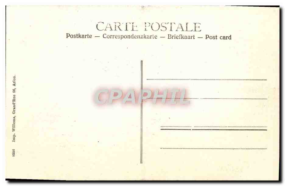 CPA Arlon Eglise St Donat — Rückseite