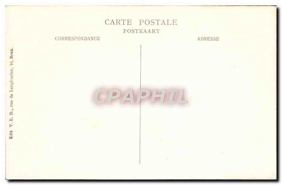 CPA Exposition de Bruxelles 1910 Pavillon de la ville de Bruxelles — Rückseite