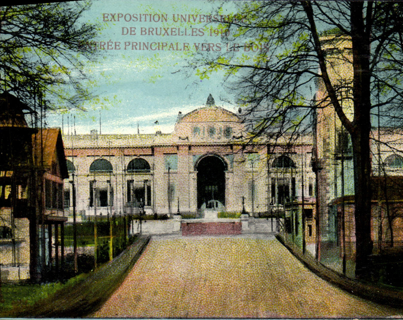 CPA Exposition universelle Bruxelles 1910 Entree principale
