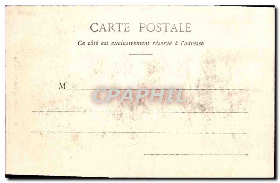 CPA Tour des Martyrs a Ramleh — Back