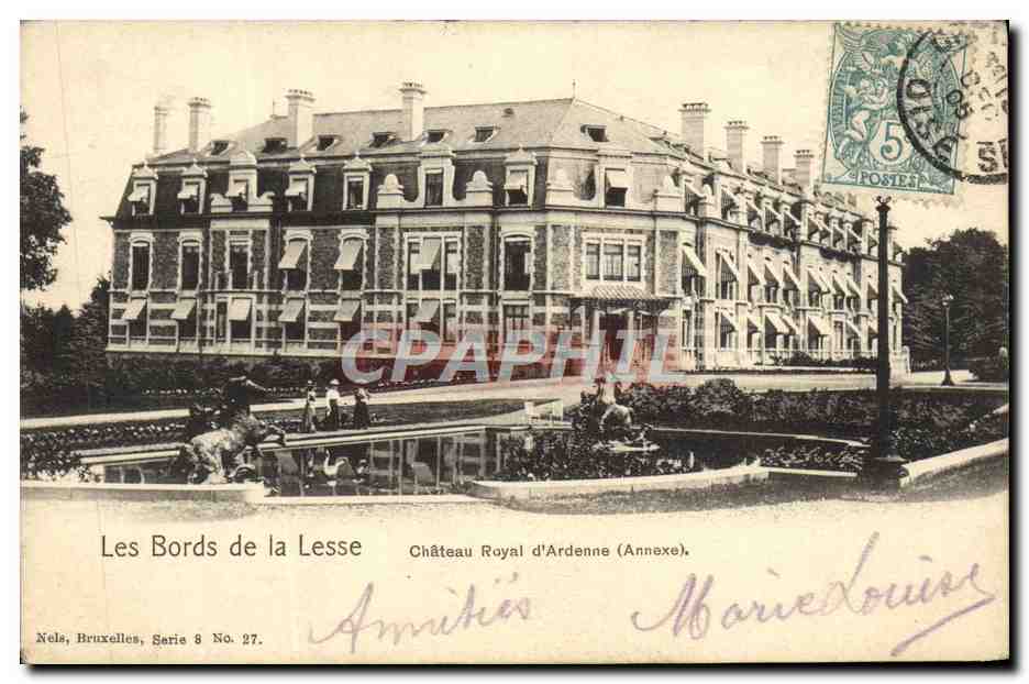 CPA Les Bords de la Lesse Chateau royal d'Ardenne 