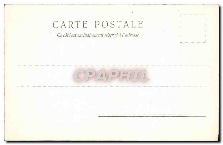CPA Bruxelles Jardin Botanique — Rückseite