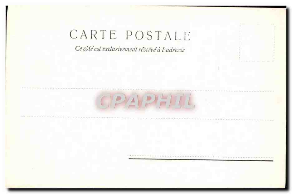 CPA Bruxelles Eglise De Laeken — Rückseite