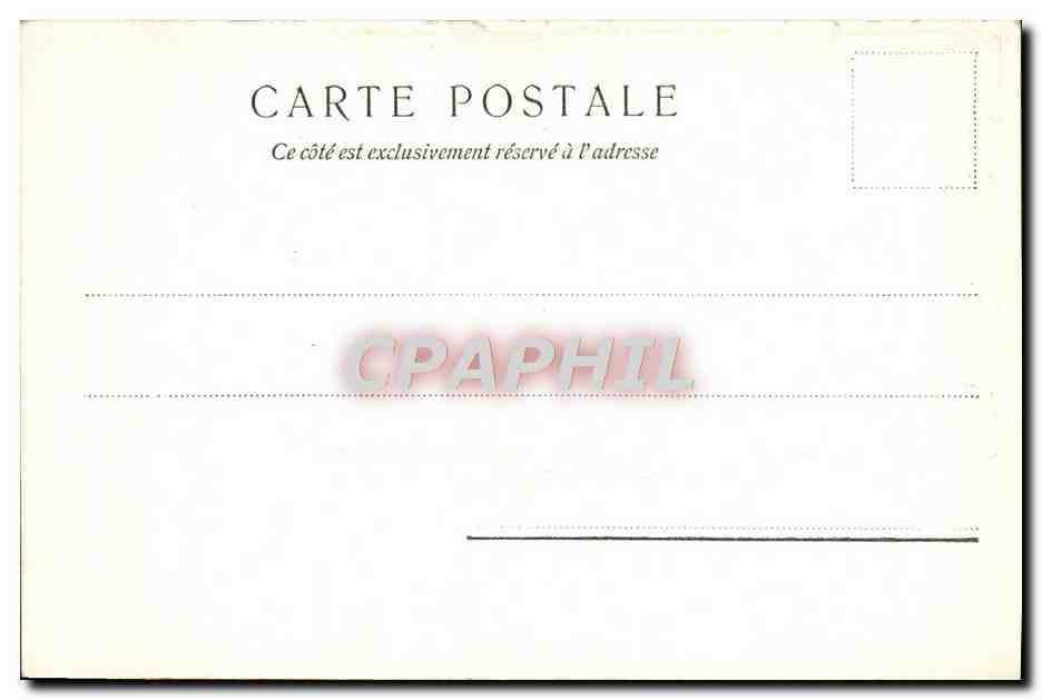 CPA Bruxelles Le Parc — Rückseite