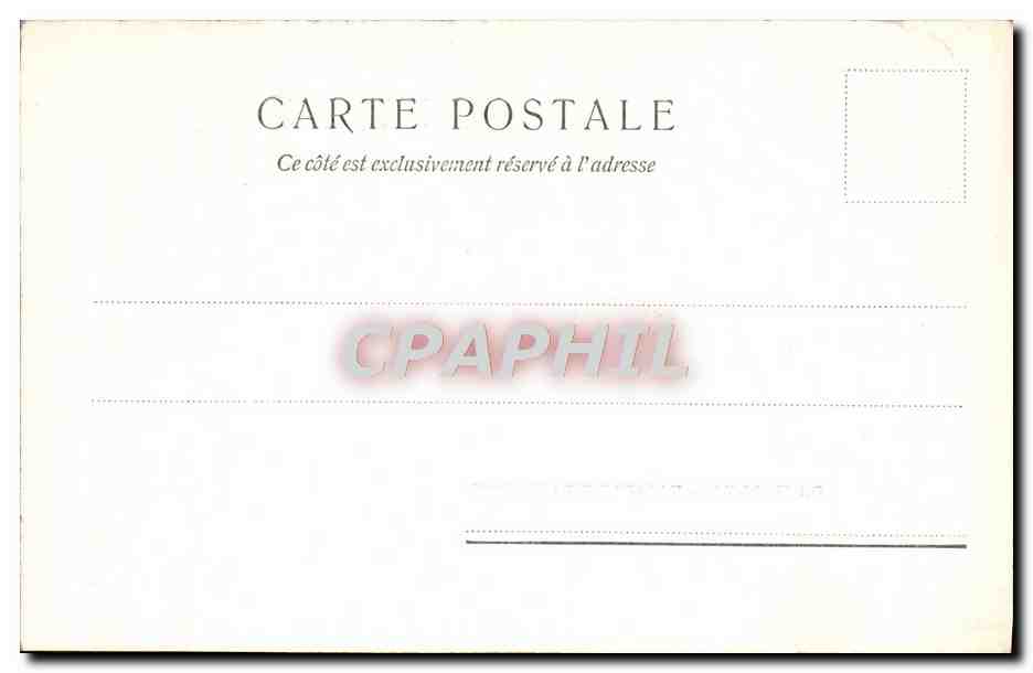CPA Bruxelles Palais De La Nation — Rückseite