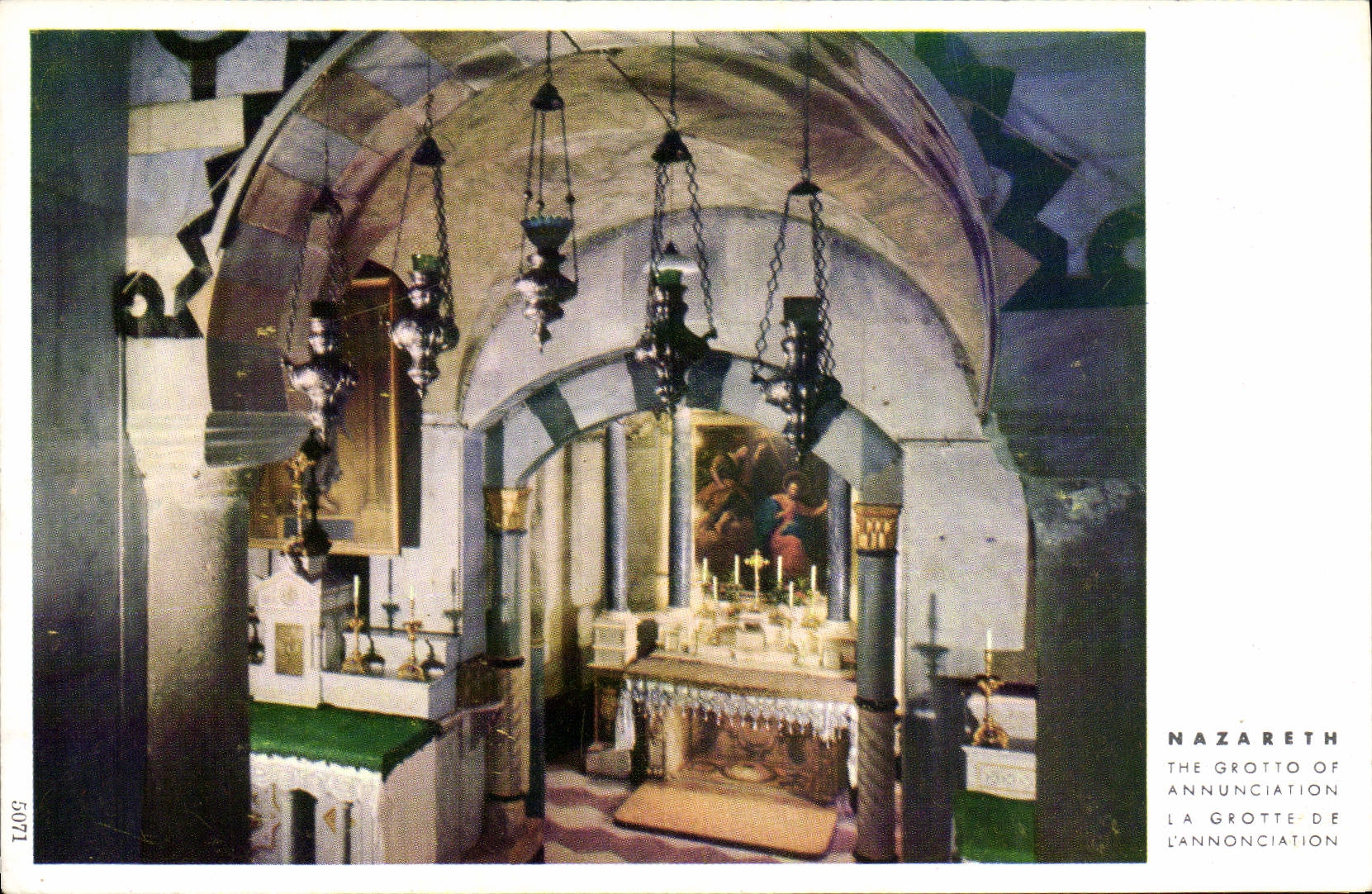 CPA Nazareth The Grotto Of Annunciation