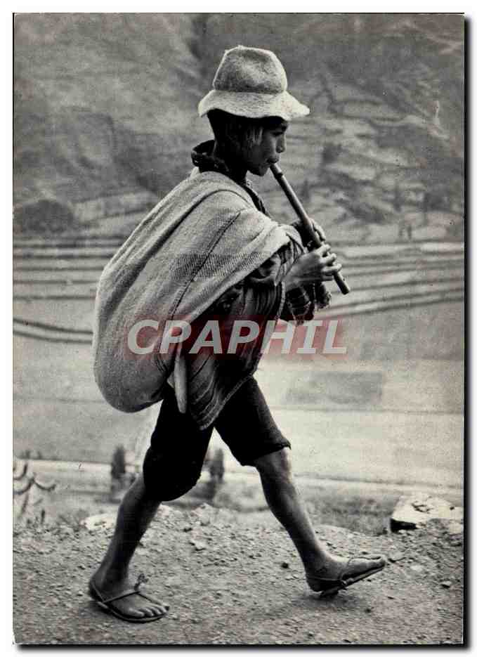 CPM Werner Bischof Sur La Route De Cuzco Perou Enfant