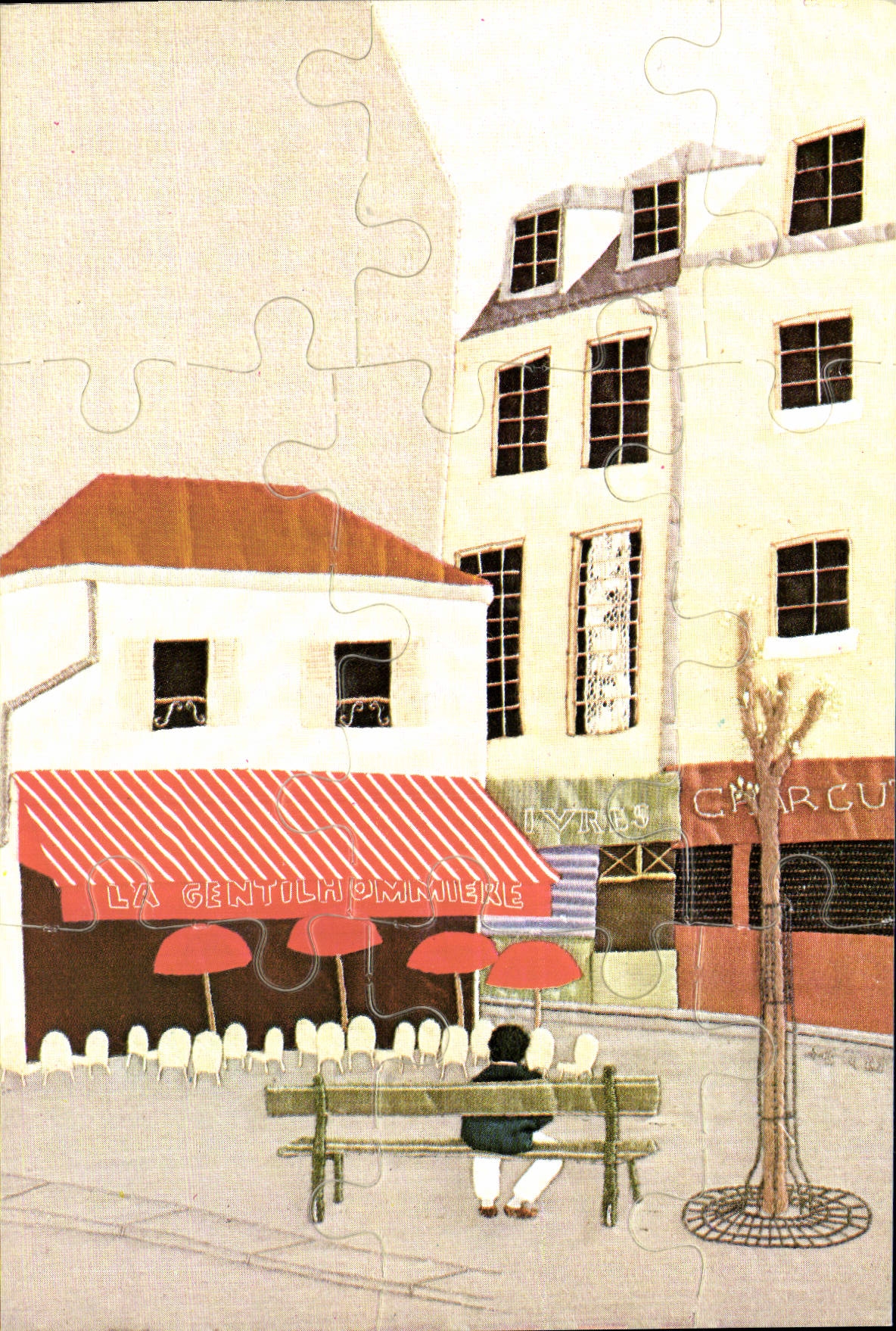 CPM Puzzle Saint Andre Des Arts Anne Marie Bertrand Paris