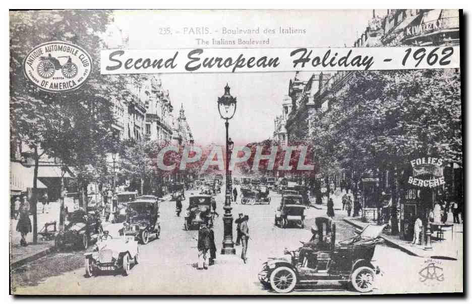 REPRO Paris Boulevard Des Italiens Automobile 