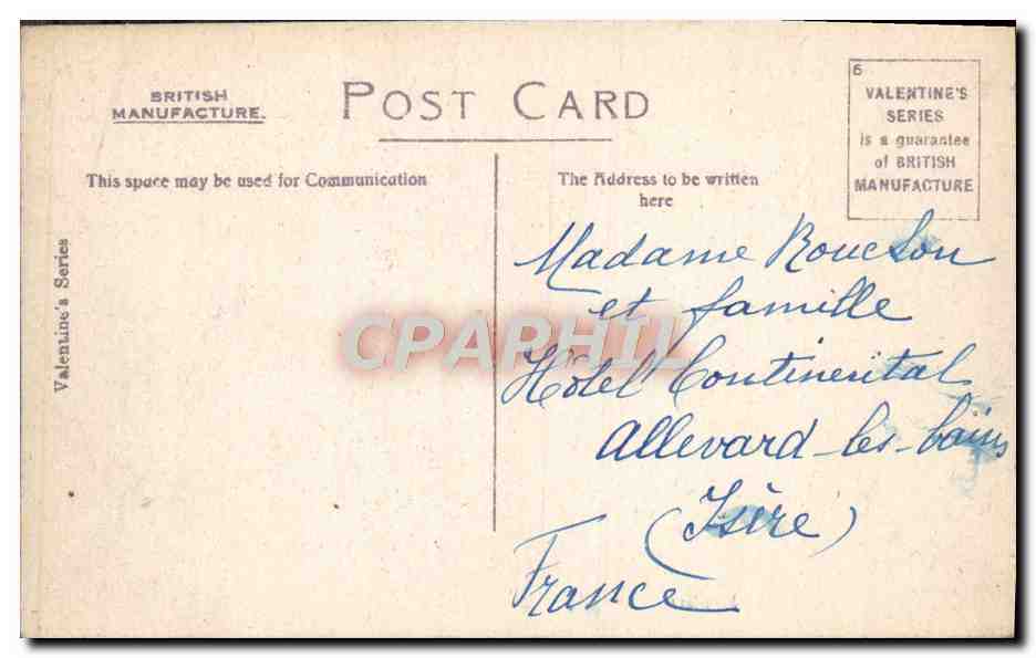 CPA Hotels Metropole And Grand Brighton — Rückseite