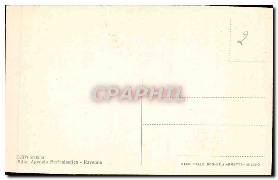 CPA Ravenna S Apollinare In Classe Fuori Interno — Rückseite