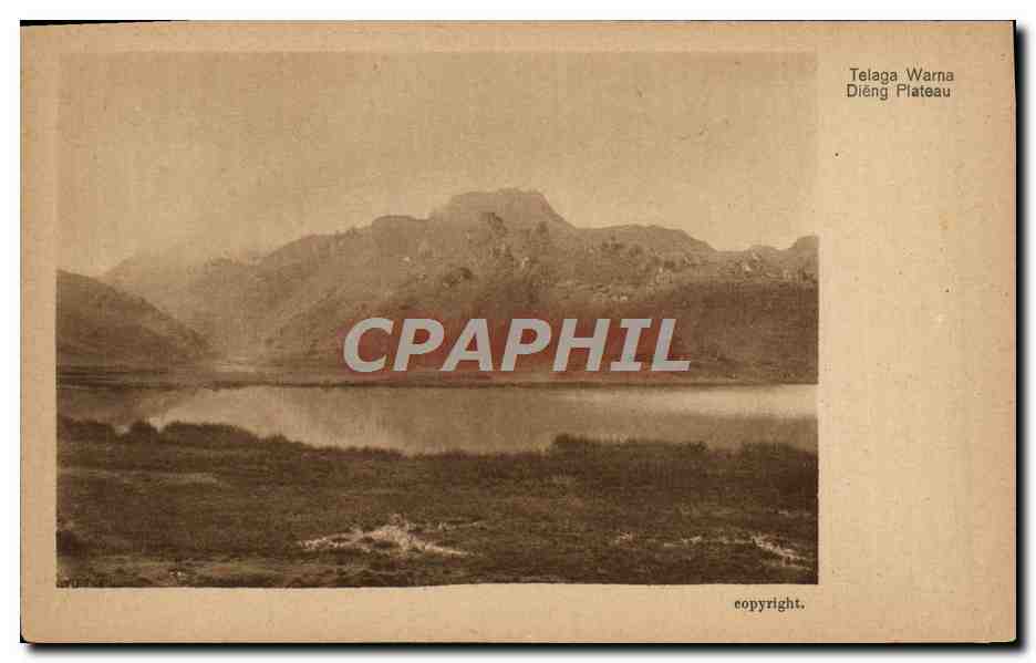 CPA Telaga Warna Dieng Plateau Indonesie