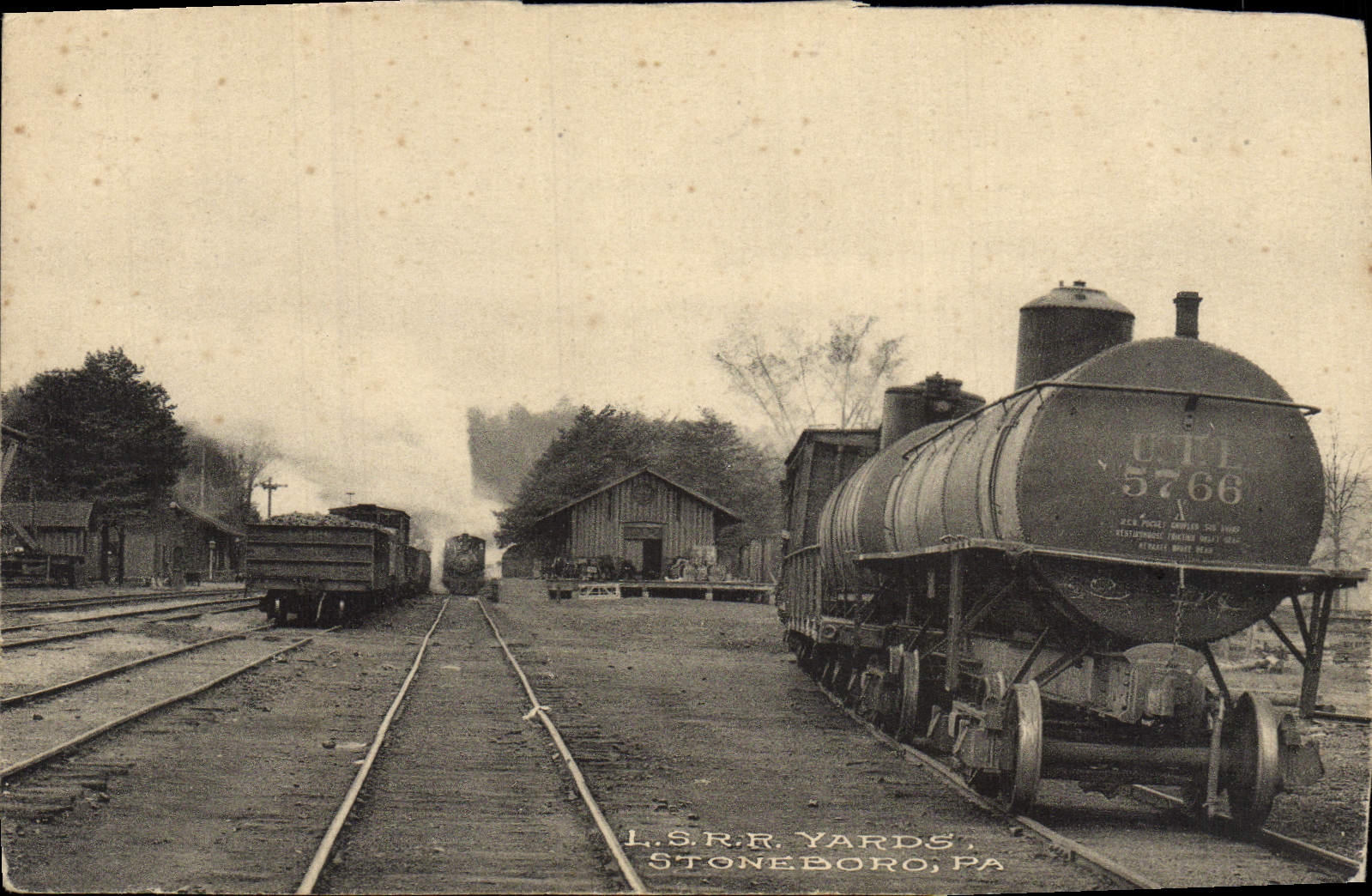 CPA L S R R Yards Stoneboro Pa Train