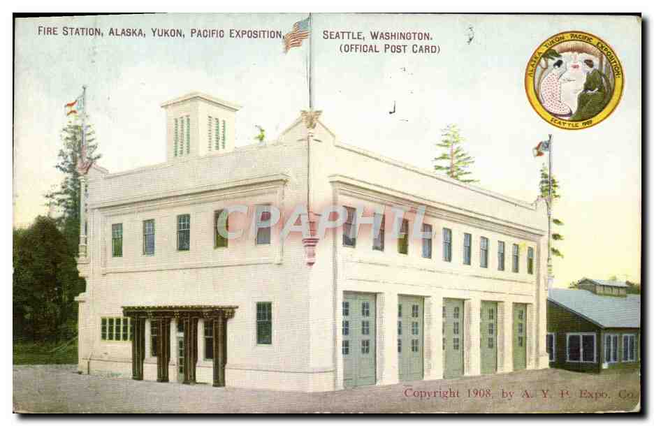CPA Fire Station Alaska Yukon Pacific Exposition Seattle Washington