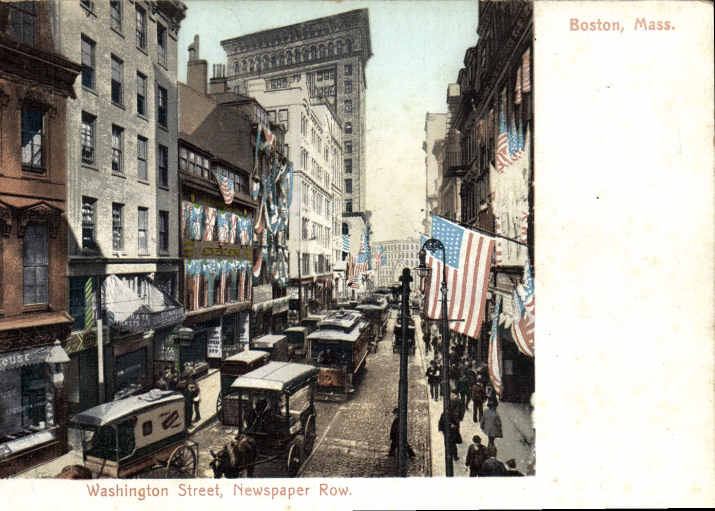 CPA Boston Mass Washington Street Newspaper Row