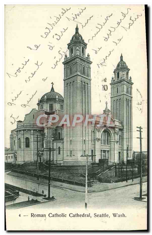 CPA Roman Catholic Cathedral Seattle Wash