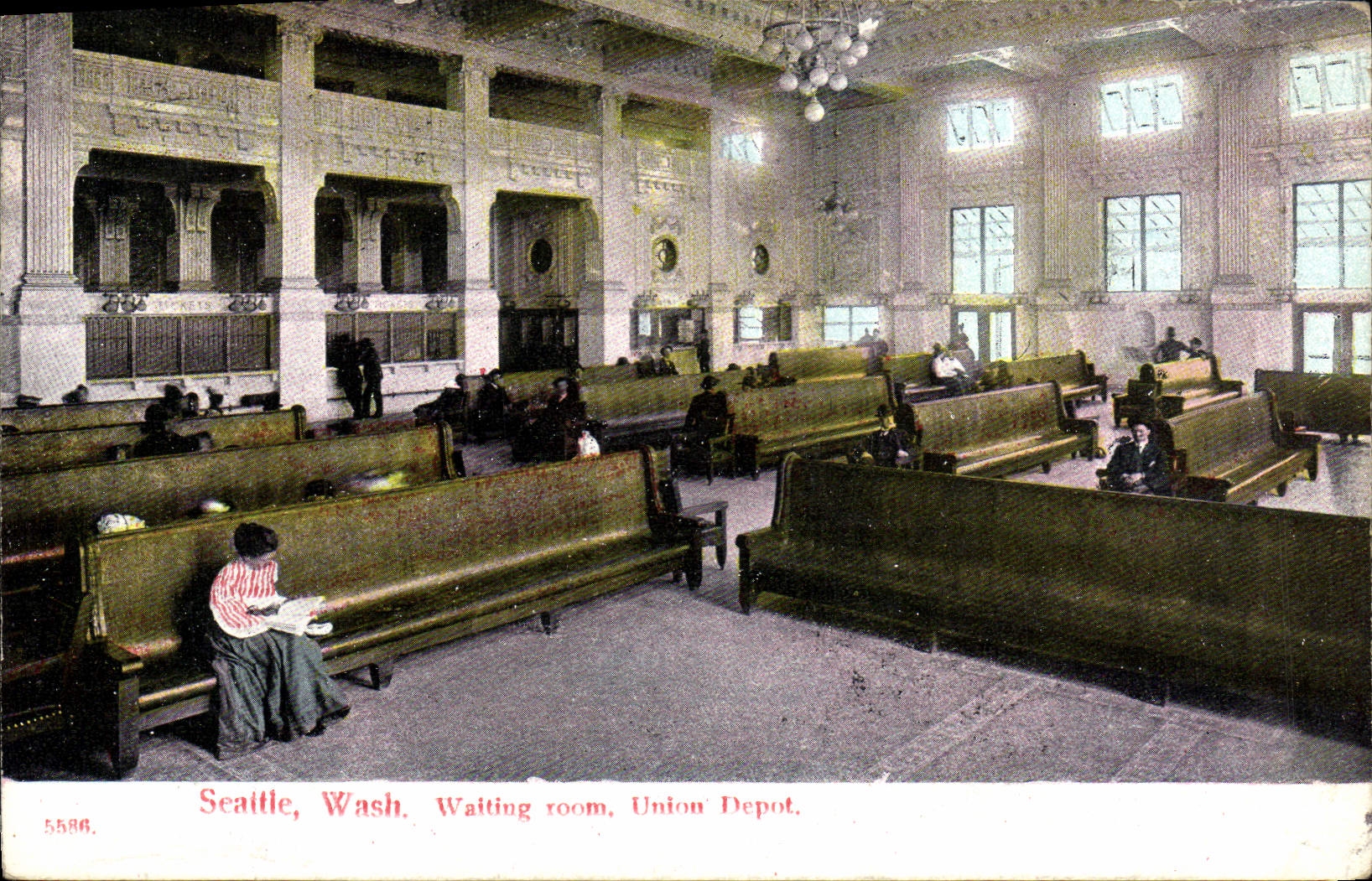 CPA Seattle Wash Waiting Room Union Depot