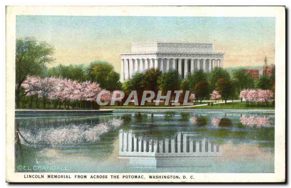 CPA Lincoln Memorial From Across The Potomac Washington D C