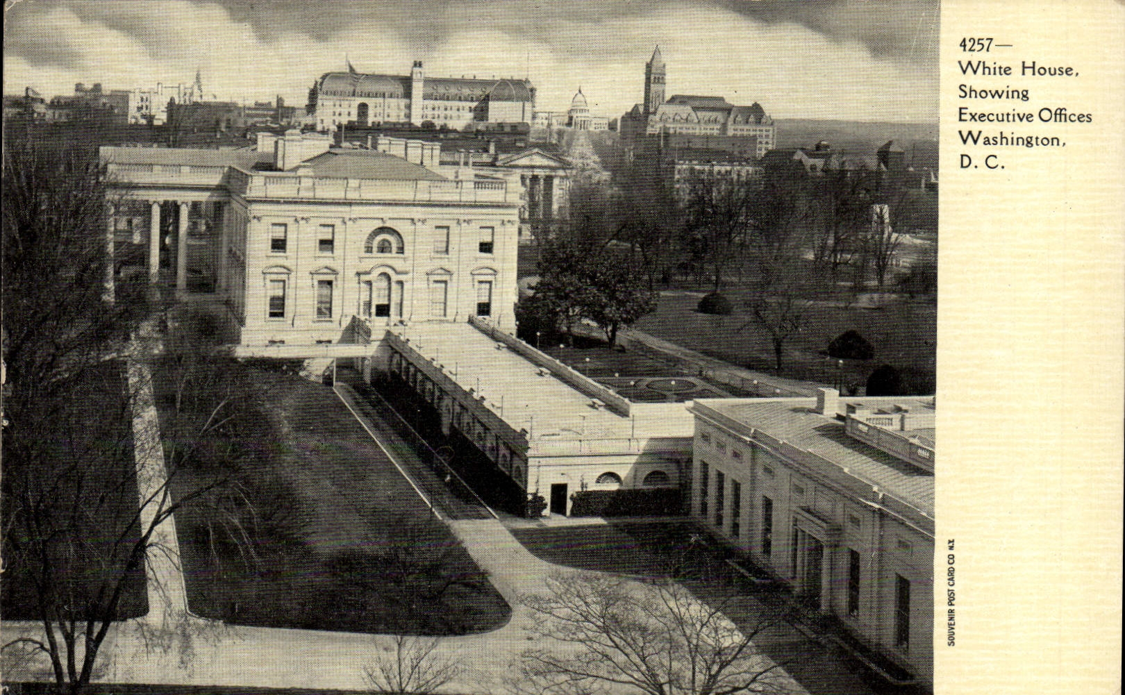 CPA White House Showing Executive Offices Washington D C
