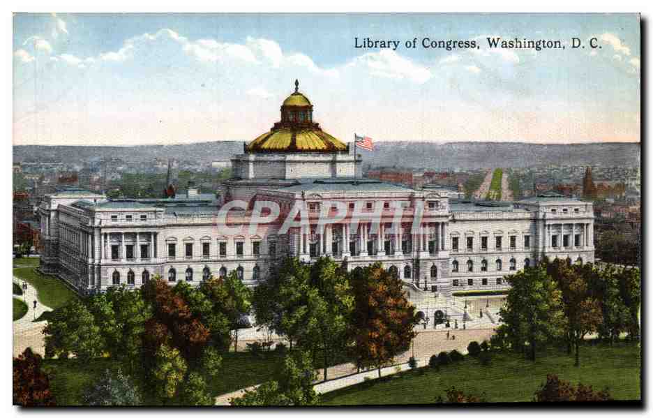 CPA Library Of Congress Washington D C Bibliotheque
