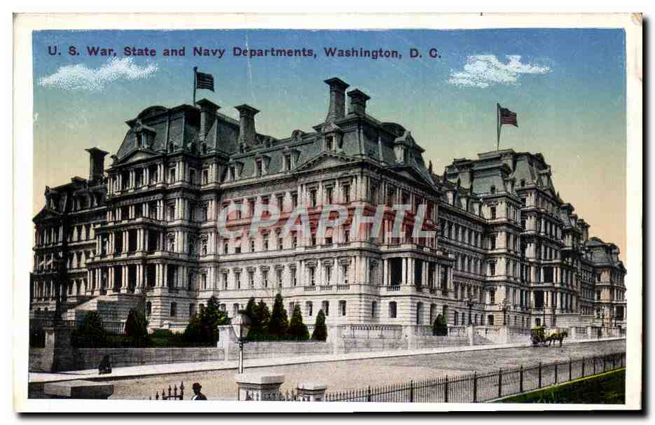 CPA U S War State And Navy Departments Washington D C Militaria
