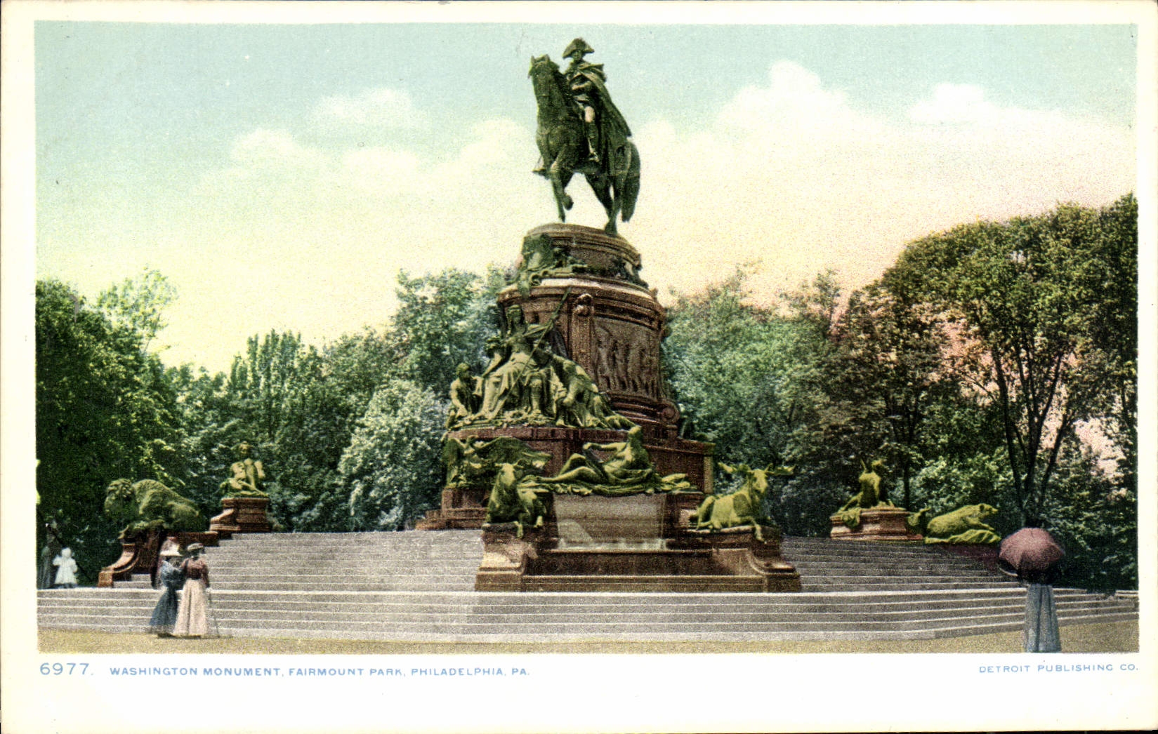 CPA Washington Monument Fairmount Park Philadelphia Pa