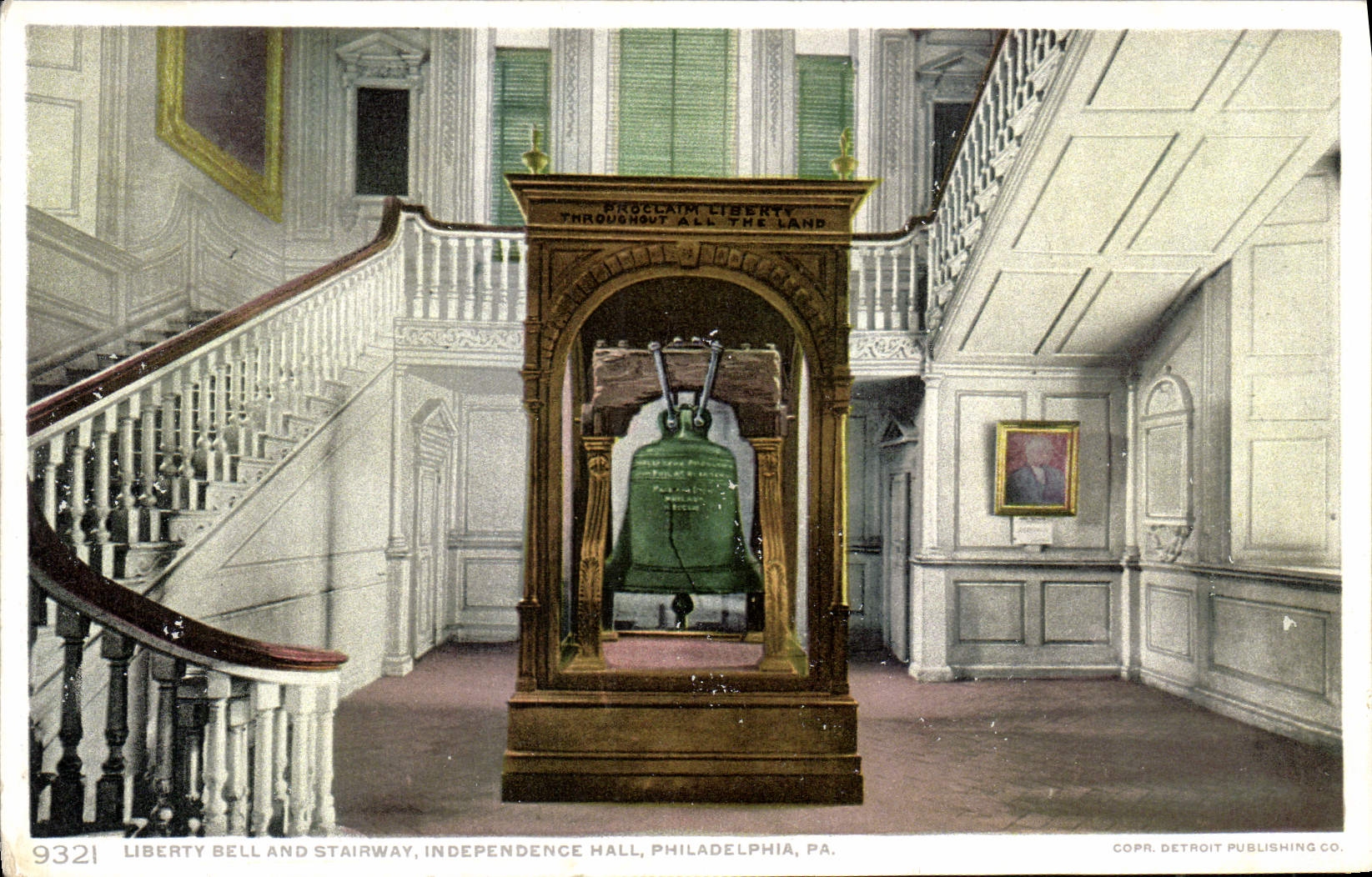 CPA Liberty Bell And Stairway Independence Hall Philadelphia Pa