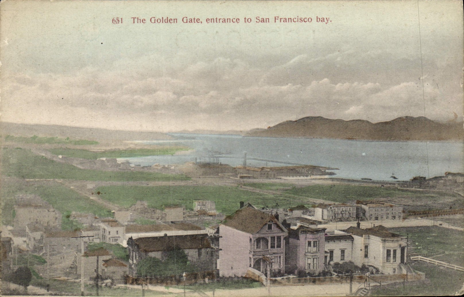 CPA The Golden Gate Entrance To San Francisco Bay