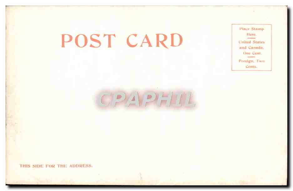 CPA College Hall University Of Pennsylvania Philadelphia — Rückseite
