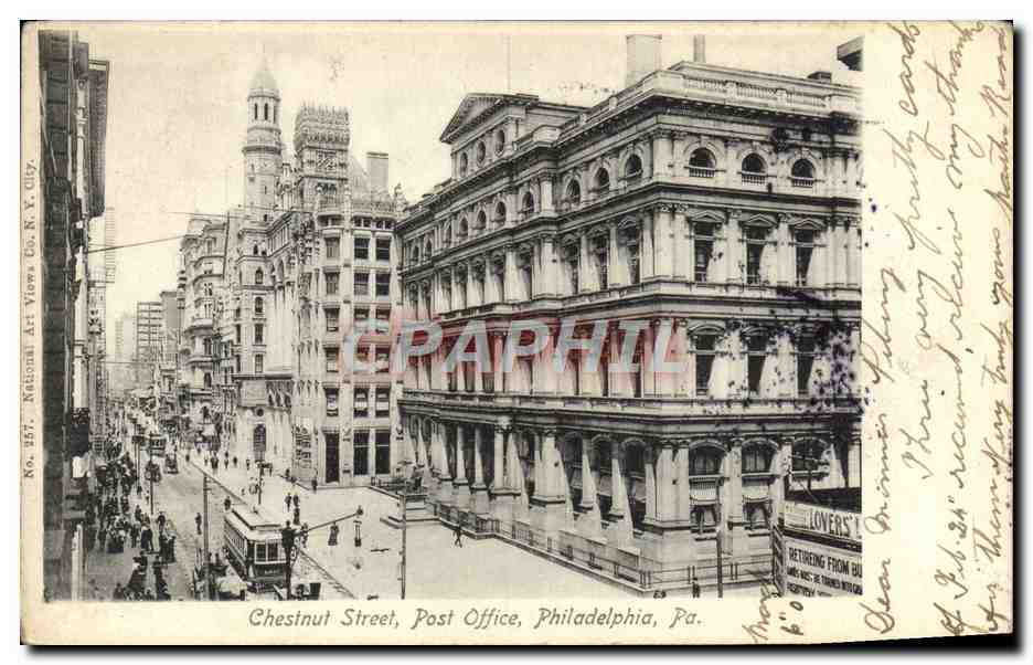 CPA Chestnut Street Post Office Philadelphia Pa