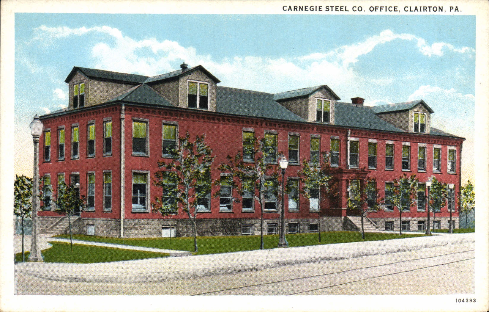 CPA Carnegie Steel Co Office Clairton Pa