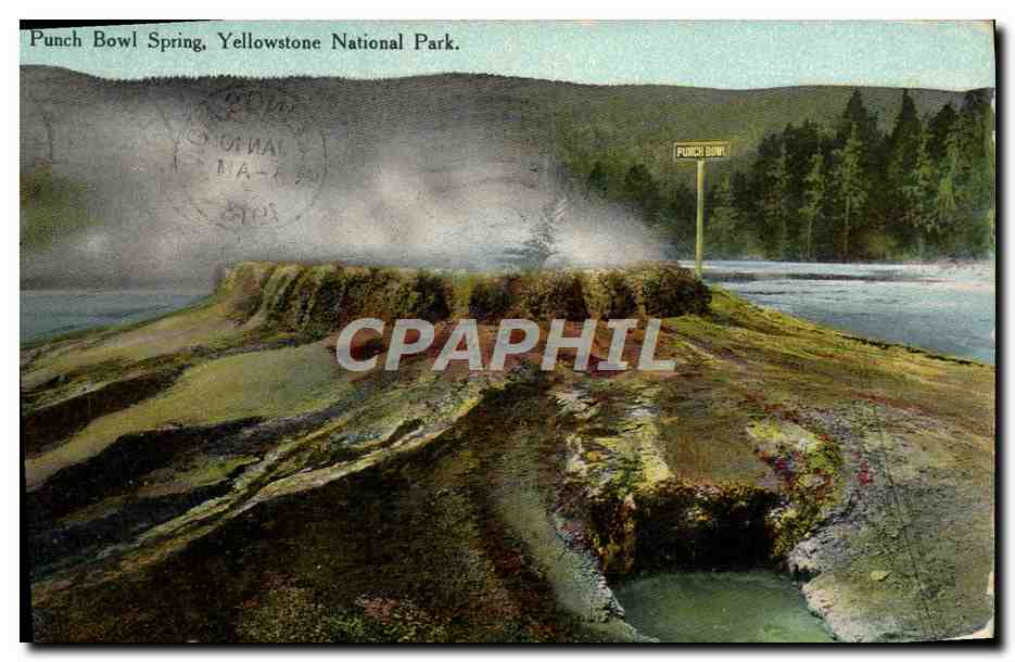 CPA Punch Bowl Spring Yellowstone National Park