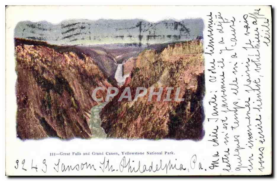 CPA Great Falls And Grand Canon Yellowstone National Park